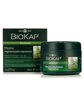 Восстанавливающая маска для волос с рисовым фитокератином BioKap Nourishing Repairing Mask 200 ml bio05 фото