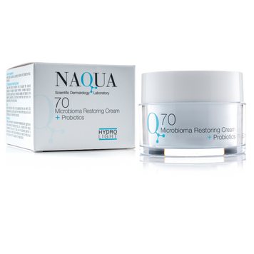 Naqua Q70 Microbiome Restoring Cream постпроцедурний крем з пробіотиками 50ml naq12 фото