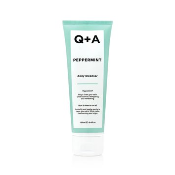 Q+A - Очищувальний гель для обличчя з м'ятою Q+A Peppermint Daily Cleanser 125ml q01 фото