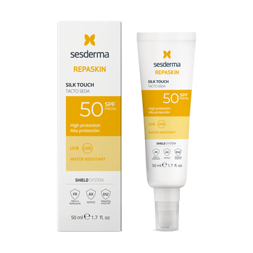 Сонцезахисний крем для обличчя Sesderma Repaskin Silk Touch SPF 50 50ml sed71 фото