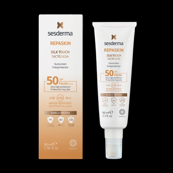 Сонцезахисний крем для обличчя Sesderma Repaskin Silk Touch SPF 50 50ml sed71 фото