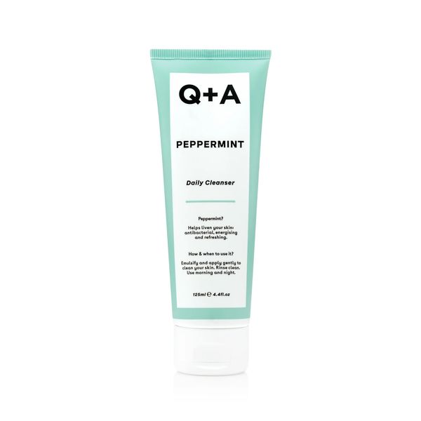 Q+A - Очищувальний гель для обличчя з м'ятою Q+A Peppermint Daily Cleanser 125ml q01 фото