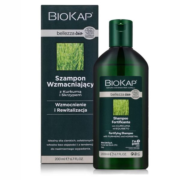 Натуральный укрепляющий шампунь для волос BioKap Bellezza bio Fortifying Shampoo 200 ml bio08 фото