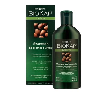 Натуральний щоденний шампунь для сухого волосся Biokap Bellezza Shampoo for Frequent Use 200 ml bio018 фото