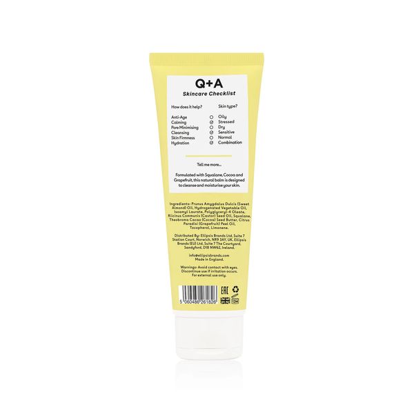 Q+A - Очищувальний бальзам для обличчя з грейпфрутом Q+A Grapefruit Cleansing Balm 125m q04 фото