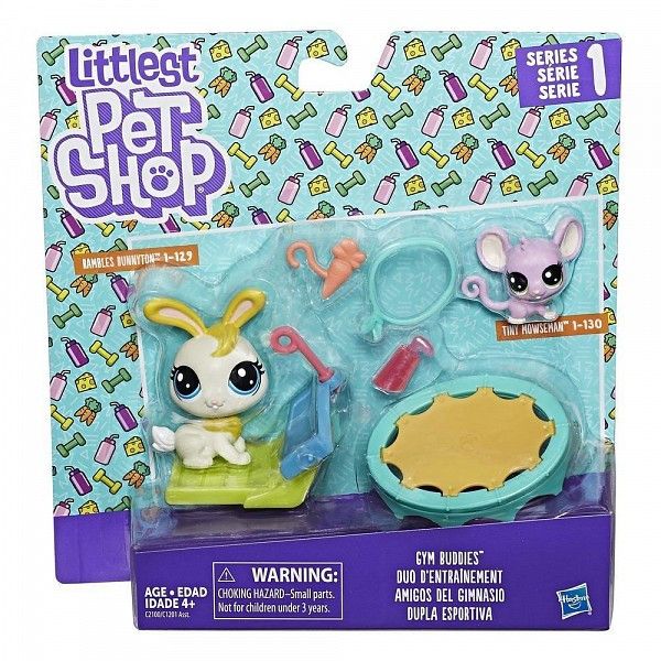 Ігровий набір Littlest Pet Shop Спортивний дует Hasbro C1201/C2100 C1201/C2100 фото