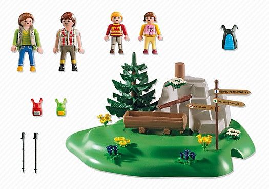 Конструктор Playmobil 5424 Семья альпинистов у горного ручья 5424 фото