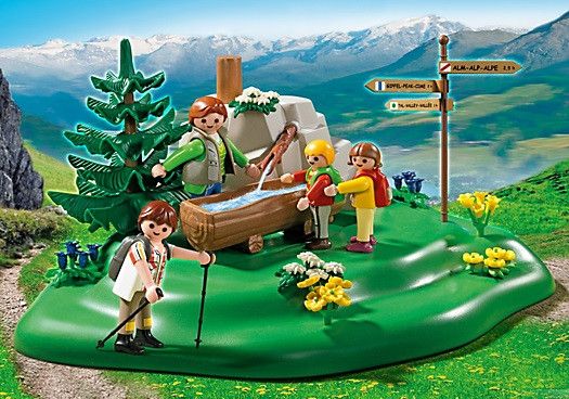 Конструктор Playmobil 5424 Сім'я альпіністів у гірського струмка 5424 фото