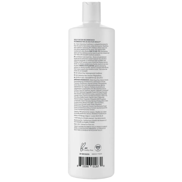 BosleyMD Revive Volumizing Conditioner для Non Color-Treated Hair кондиционер для объема истонченных неокрашенных волос 1000ml mdc38 фото
