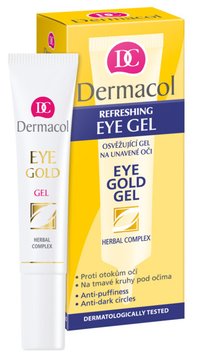 Dermacol Eye Gold Gel освежающий гель для уставших глаз d28 фото