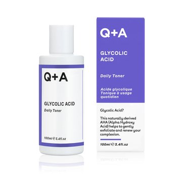 Q+A - Тонер для лица с гликолевой кислотой Q+A Glycolic Acid Daily Toner 100ml q08 фото