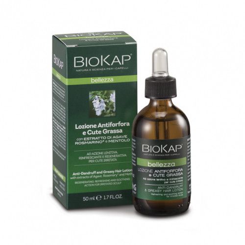 Натуральний лосьйон від лупи та жирної шкіри голови BioKap Anti-Dandruff and Oily Scalp Lotion 50 ml bio06 фото