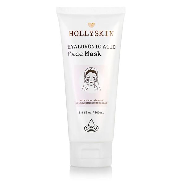 Hollyskin Маска для обличчя з гіалуроновою кислотою Hyaluronic Acid Face Mask 100 ml scr67 фото