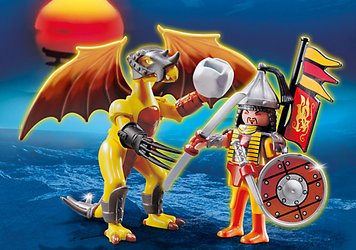 Конструктор Playmobil 5462 Каменный дракон с воином 5462 фото