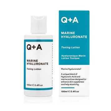 Q+A - Тонизирующий лосьон с гиалуроновой кислотой Q+A Marine Hyaluronate Toning Lotion 100 ml q11 фото