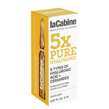 La Cabine 5x Pure Hyaluronic Ampoules увлажняющая сыворотка от мимических морщин с 5 видами гиалуроновой кислотой 2ml MAPD-02350 фото