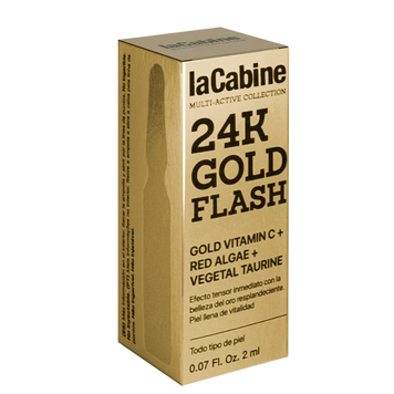 La Cabine 24K Gold Flash Ampoules концентрированная сыворотка против признаков усталости и старения для мгновенного сияния кожи 2ml MAPD-03165 фото