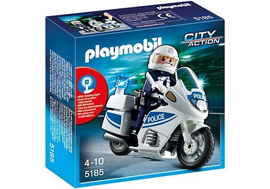 Конструктор Playmobil 5185 Мотоцикл поліцейського 5185 фото