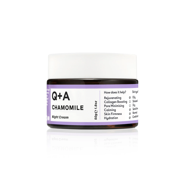 Q+A Chamomile Calming Night Cream ночной крем для лица 50g q25 фото