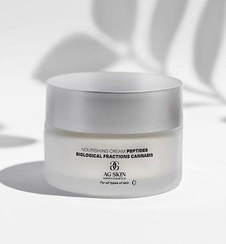 AG Skin Nourishing cream cannabis biological fractions поживний крем з пептидами 50ml ags04 фото