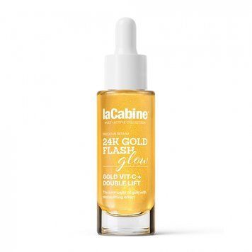 La Cabine 24K Gold Flash Glow Serum концентрированная сыворотка антиоксидантная с двойным лифтинг-эффектом для мгновенного сияния кожи 30ml MAPD-03653 фото