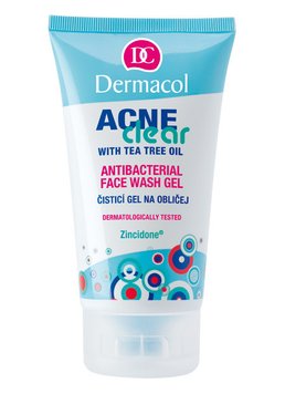 Dermacol AcneClear Antibacterial Face Wash Gel - Актибактериальный гель для вмивання d34 фото