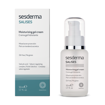 Sesderma Salises Moisturizing Gel Cream увлажняющий крем-гель для кожи склонной к акне 50ml sed91 фото