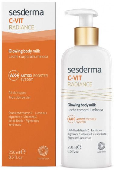 Молочко для тіла Sesderma C-Vit Radiance Glowing Body Milk 250 ml sed01 фото