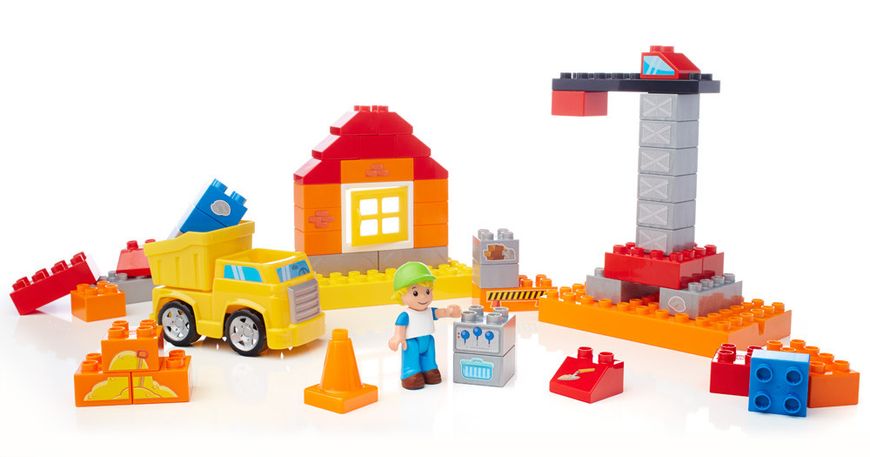 Конструктор Mega Bloks CYR56 DCK76 Будмайданчик, серія First Builders DCK76 фото