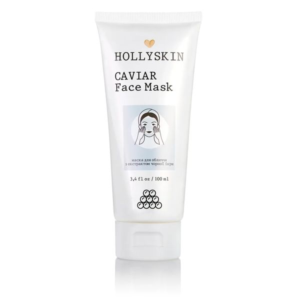 Hollyskin Маска для обличчя з екстрактом чорної ікри Caviar Face Mask 100 ml scr68 фото