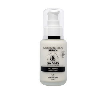 AG Skin Moisturising cream SPF 50+ сонцезахисний крем для обличчя 50ml ags19 фото