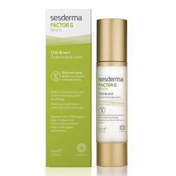 Омолоджувальний крем для овалу обличчя Sesderma Factor G Renew Chin And Neck 50ml sed19 фото