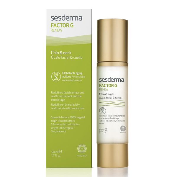 Омолаживающий крем для овала лица Sesderma Factor G Renew Chin And Neck 50ml sed19 фото