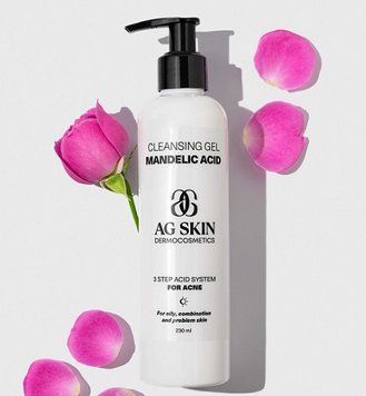 AG Skin Cleansing gel mandelic acid очищуючий гель з мигдальною кислотою 230ml ags12 фото