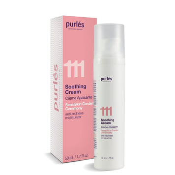 Purles 111 Soothing cream заспокійливий крем для чутливої ​​шкіри 50ml bache70 фото