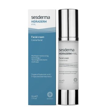 Зволожуючий крем для обличчя Sesderma Hidraderm Hyal Moisturizing Facial Cream 50ml sed06 фото