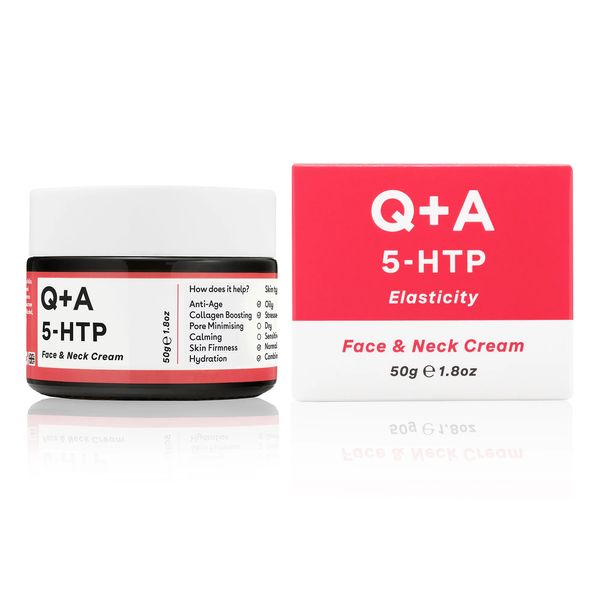 Q+A - Крем для обличчя та шиї Q+A 5-HTP Face & Neck Cream 50g q24 фото