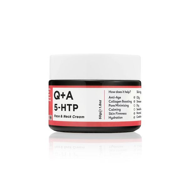 Q+A - Крем для обличчя та шиї Q+A 5-HTP Face & Neck Cream 50g q24 фото