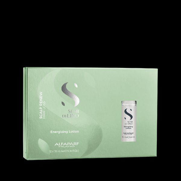 Alfaparf Milano Semi Di Lino Scalp Renew Energizing Lotion - Зміцнюючий лосьйон проти випадіння волосся 12x10ml alf23 фото