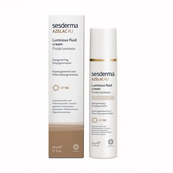 Флюїд для сяйва шкіри Sesderma Azelac Ru SPF 50 50ml sed27 фото