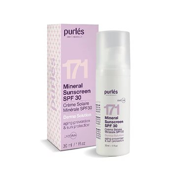 Минеральный солнцезащитный крем Purles 171 Mineral Sunscreen SPF 30 30ml pur38 фото