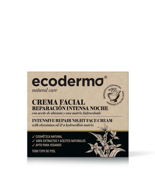 Ecoderma Intensive Repair Night Face Cream нічний інтенсивний відновлюючий крем абіссинською олією та гідроколоїдним матриксом 50ml MAPD-02219 фото