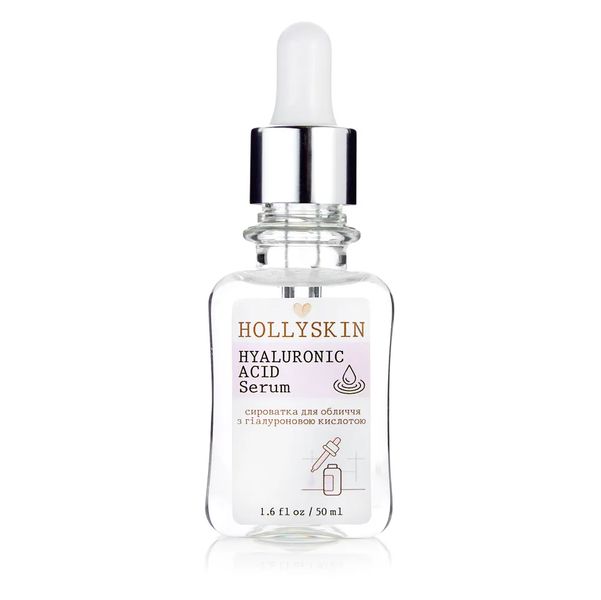 Hollyskin Сироватка для обличчя з гіалуроновою кислотою Hyaluronic Acid Serum 50ml scr60 фото