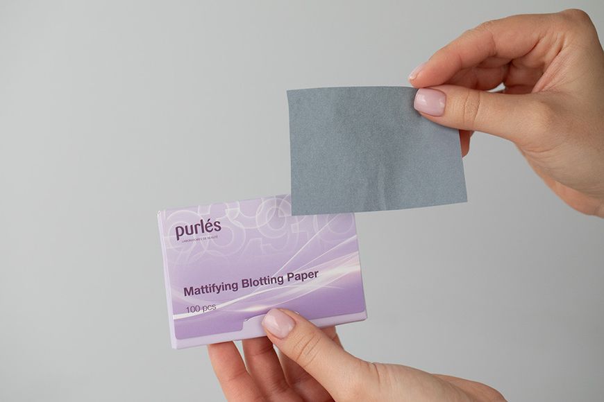 Матуючі серветки Purles 133 Mattifying Blotting Papers 100шт pur40 фото