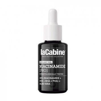 La Cabine 30% Niacinamide Pro Peeling пилинг-сыворотка отшелушивающая против темных пятен и для выравнивания тона кожи с ниацинамидом 30ml MAPD-03770 фото