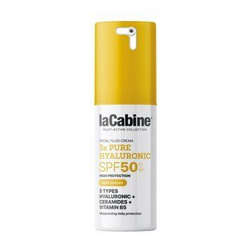 La Cabine 5x Pure Hyaluronic SPF50 Fluid Sunscreen увлажняющий солнцезащитный крем-флюид с 5 видами гиалуроновой кислоты 30ml MAPD-03752 фото