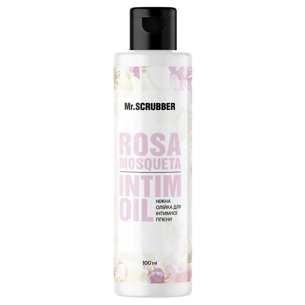 Mr.Scrubber гідрофільна олія для інтимної гігієни Rosa Mosqueta Intim oil 100ml scr14 фото