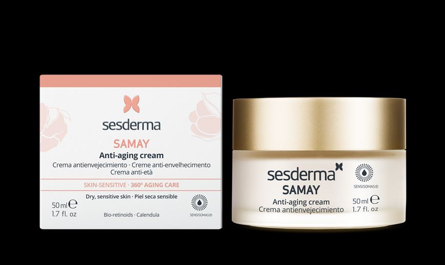 Антивіковий крем для чутливої шкіри Sesderma Samay Anti-Aging Cream 50ml sed37 фото