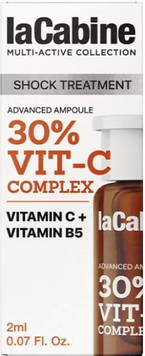 La Cabine 30% Vit-C Complex Advanced Ampoules высококонцентрированная увлажняющая сыворотка против первых признаков старения и сияния кожи 2ml MAPD-03742 фото