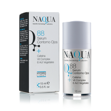 Naqua Q88 Serum Contorno De Ojos омолоджуюча сироватка для зони навколо очей з кофеїном 15ml naq11 фото